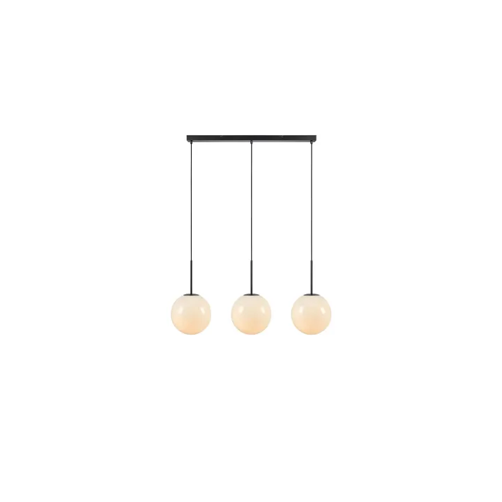 Markslöjd Lampe suspendue Dione, 3 x E14, blanc-noir