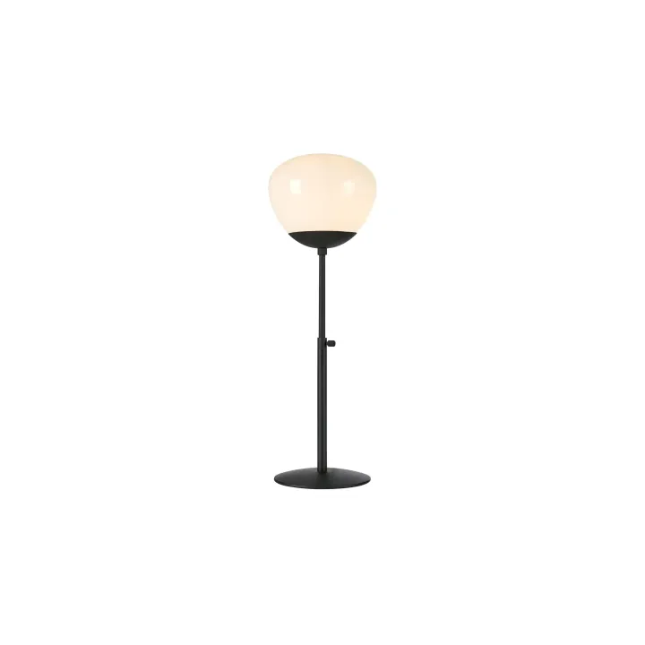 Markslöjd Lampe de bureau Rise, E27, max. 40W, noir-blanc