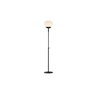 Markslöjd Lampe sur pied Rise, E27, max. 40W, noir-blanc