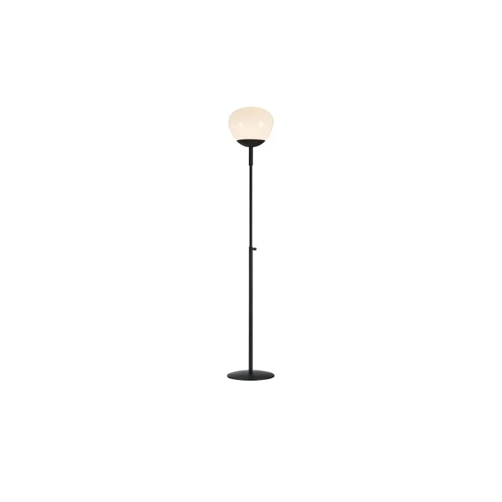 Markslöjd Lampe sur pied Rise, E27, max. 40W, noir-blanc