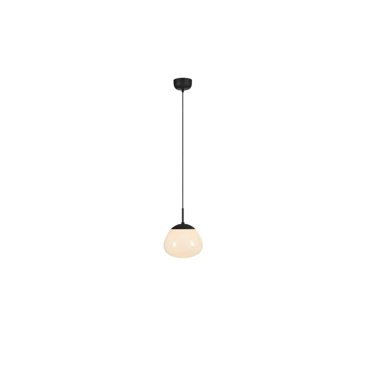 Markslöjd Lampe suspendue Rise, O 25 cm, E27, noir-blanc