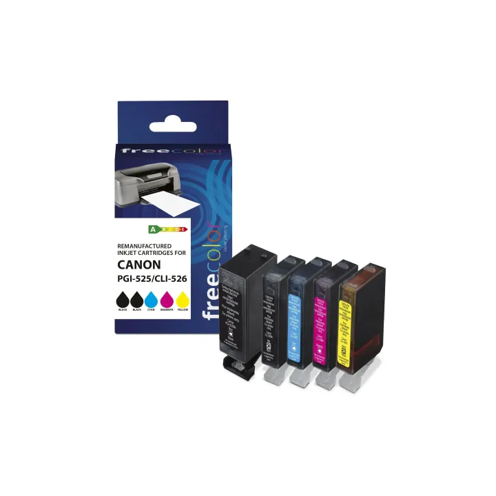 Freecolor Encre Canon PGI-525 - CLI-526 Multipack Color