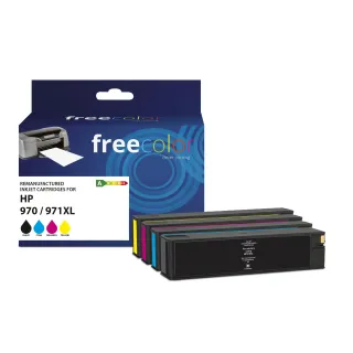 Freecolor Encre HP No. 970-971 XL Multipack Color