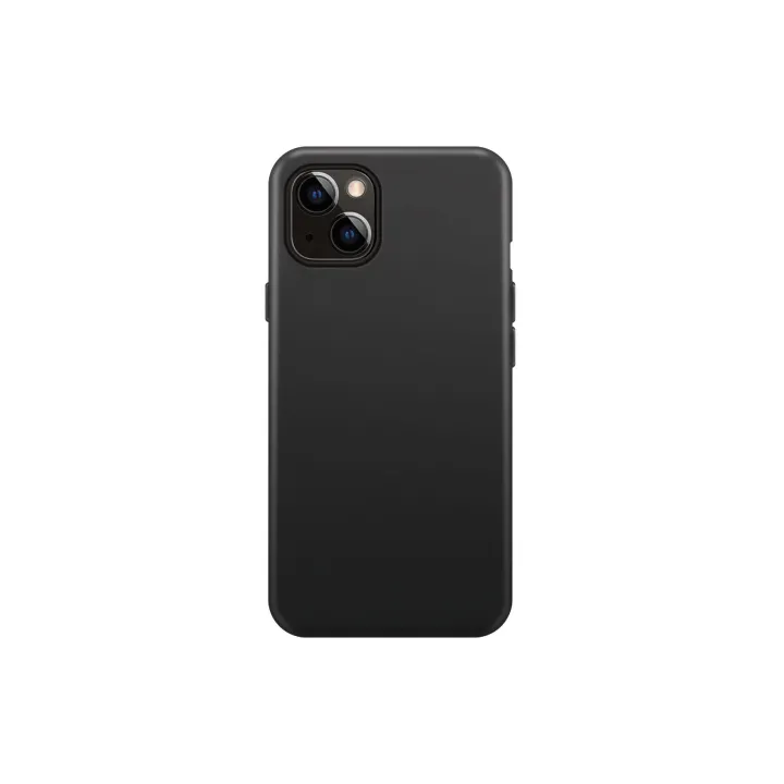 Xqisit Coque arrière Silicone Case AB  iPhone 14 Plus Noir