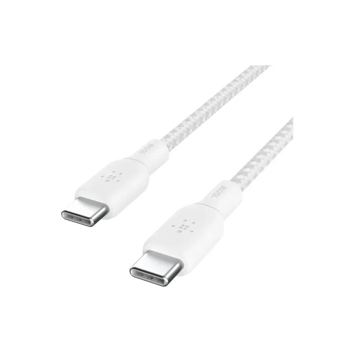 Belkin Câble USB Boost Charge 100 W USB C - USB C 2 m Blanc