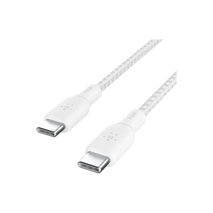 Belkin Câble USB Boost Charge 100 W USB C - USB C 3 m Blanc