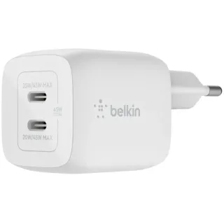 Belkin Chargeur mural USB Dual USB-C GaN PD 45W