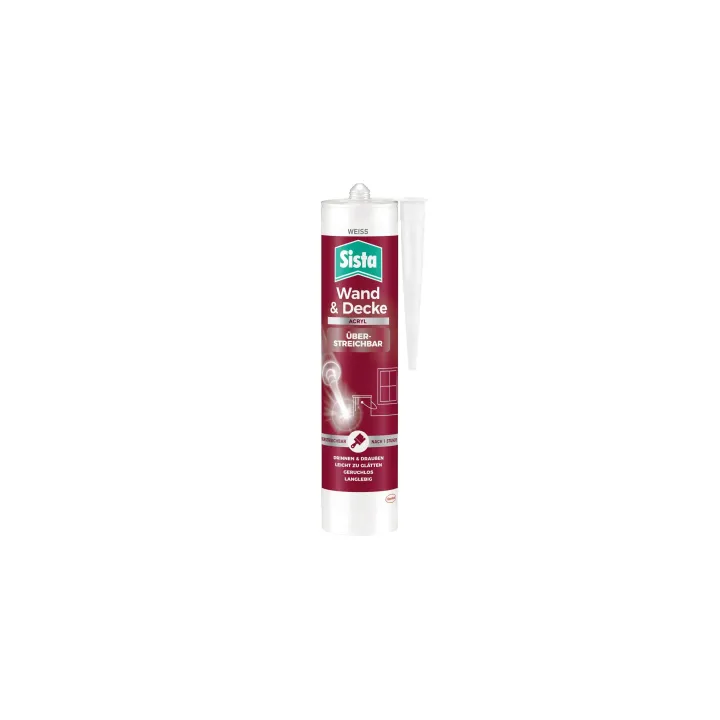 Sista Mastic Mur & plafond acrylique Blanc, 280 ml