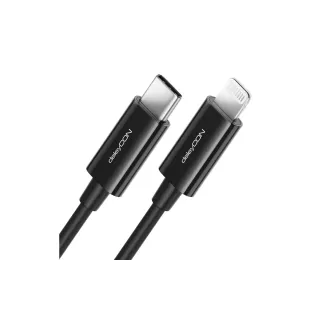 deleyCON Câble USB 2.0 USB C - Lightning 0.15 m