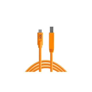 Tether Tools Câble TetherPro USB-C vers USB 3.0 Male B, 4.6 m Orange