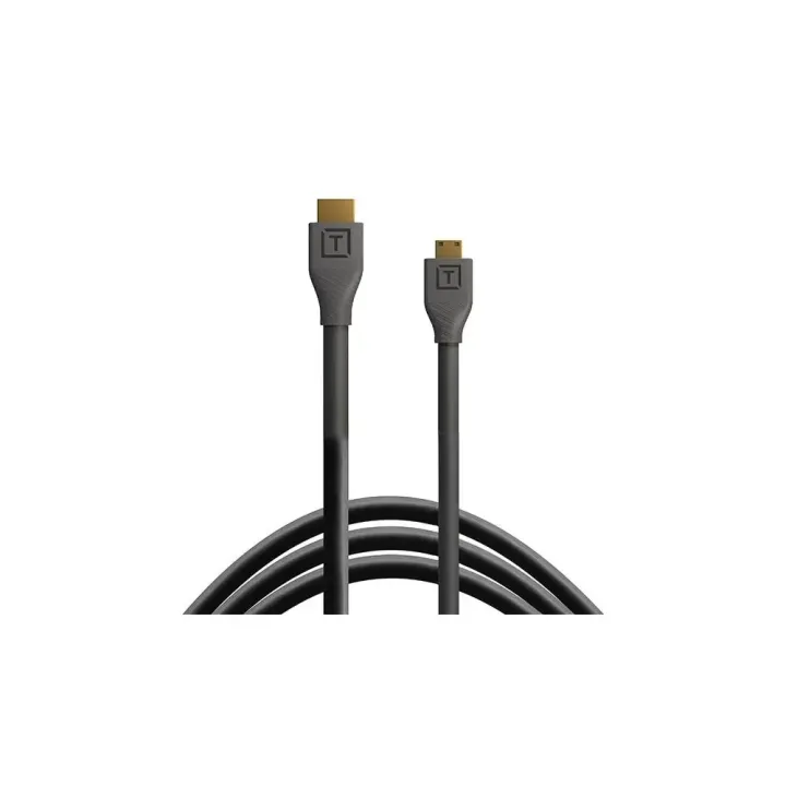 Tether Tools Câble TetherPro HDMI Mini vers HDMI 2.0, 0.3 m Noir