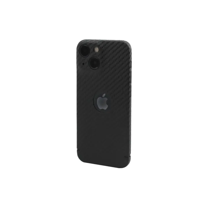 Nevox Coque arrière Carbon Series Logo iPhone 14 Noir