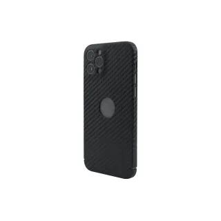 Nevox Coque arrière Carbon Series Logo iPhone 14 Pro Noir