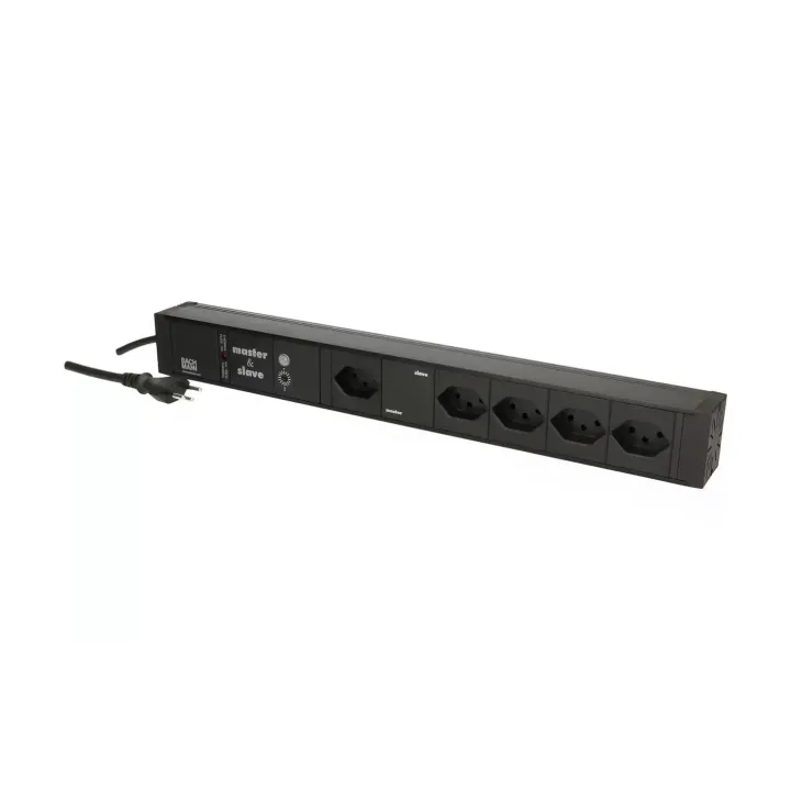 Bachmann PDU 19 MasterSlave 1+4x T13, -1U, Noir