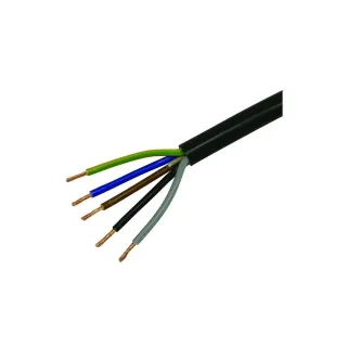 STEFFEN Câble d’installation TD 5x 1.5 mm2, 10 m, Noir