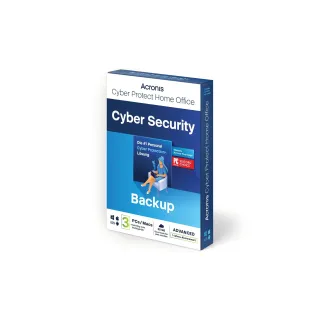 Acronis Cyber Protect Home Office Security Edition Boîte, ABO, 3 PC, 1 an