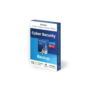 Acronis Cyber Protect Home Office Security Edition Boîte, ABO, 5 PC, 1 an