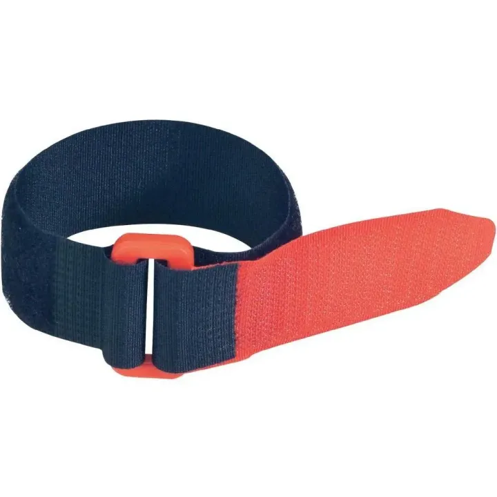 FASTECH Fast-Vstrap 20 x 350 mm Rouge-Noir, 5 pièces