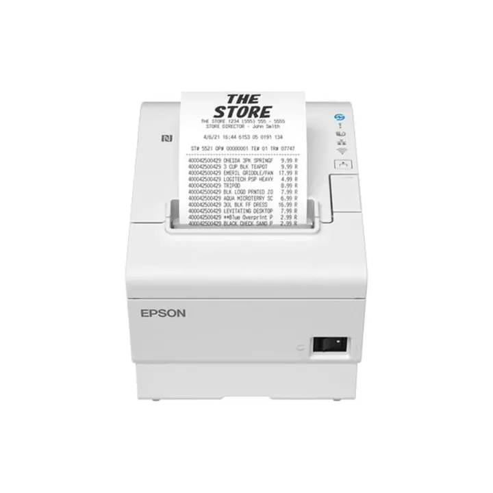 Epson Imprimante thermique TM-T88VII (LAN - USB - Serial - White)