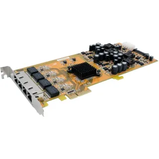 Exsys Carte réseau EX-6074POE-2 4x 1Gbps PCI-Express x1