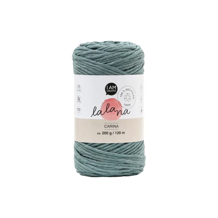 lalana Laine Carina 200 g, Gris bleu