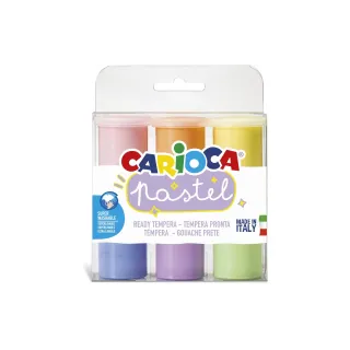 Carioca Pastel 6 pièces, Multicolore