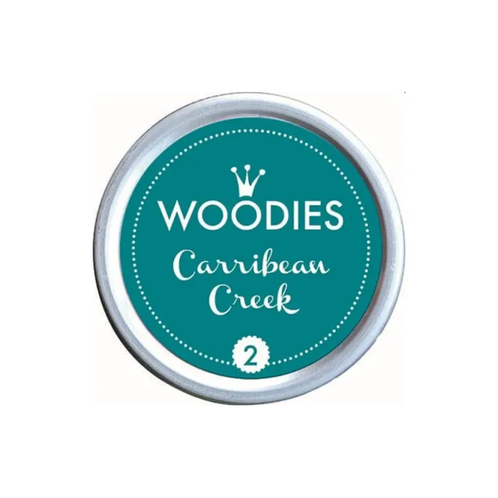 Woodies Tampon encreur 35 mm Carribean Creek, 1 pièce