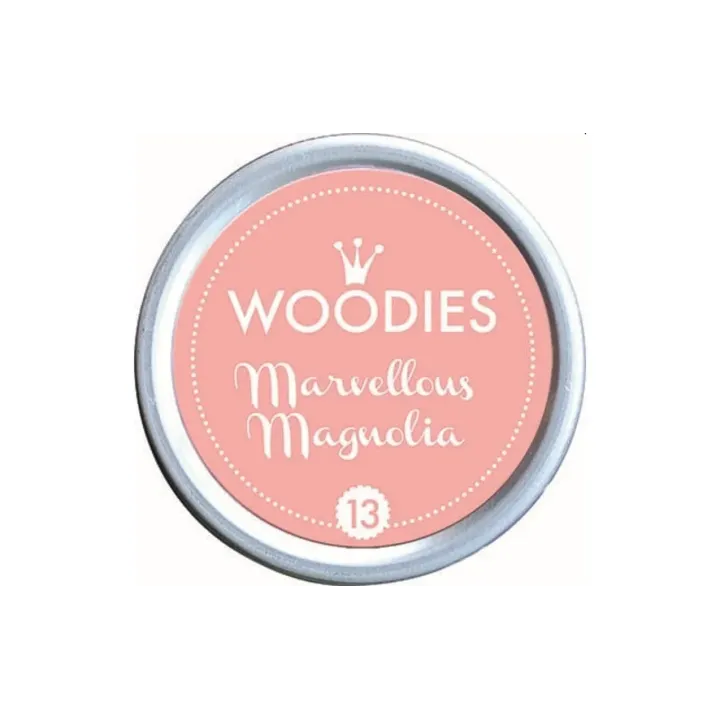 Woodies Tampon encreur Marvellous Magnolia, 1 pièce