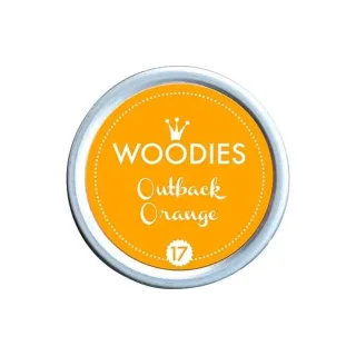 Woodies Tampon encreur 35 mm Outback Orange, 1 pièce