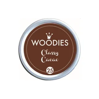 Woodies Tampon encreur 35 mm Classy Cacao, 1 pièce