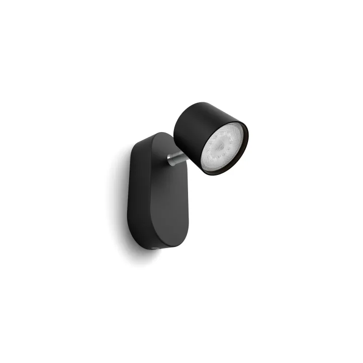 Philips Spot encastré Star, 4.5W, 2700K, noir