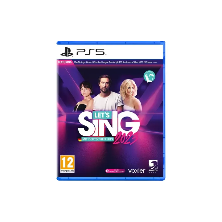 GAME Lets Sing 2023 avec des hits allemands