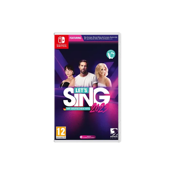 GAME Lets Sing 2023 avec des hits allemands