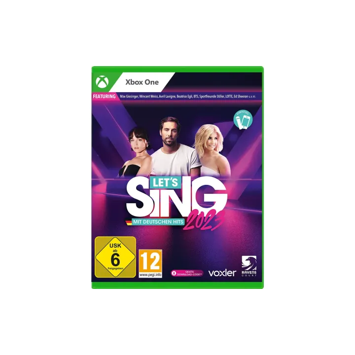 GAME Lets Sing 2023 avec des hits allemands