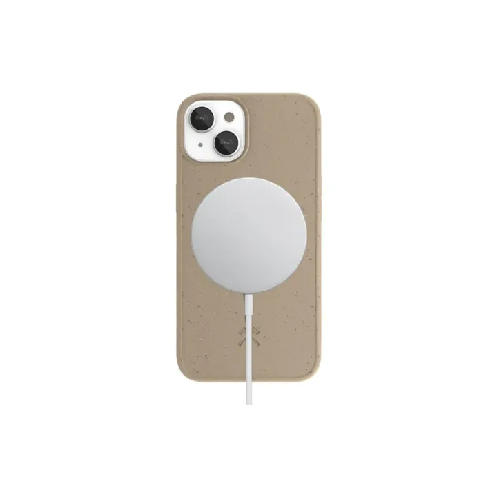 Woodcessories Coque arrière Bio Case MagSafe iPhone 14 Plus Taupe