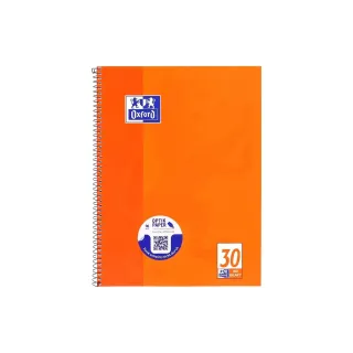 Oxford Cahier Bloc-notes collège A4+, vierge, orange