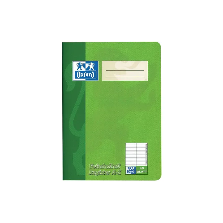 Oxford Cahier décole A5, vert