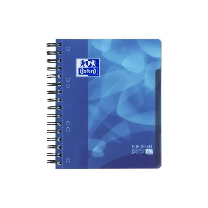 Oxford Carnet de notes A5+, ligné, bleu