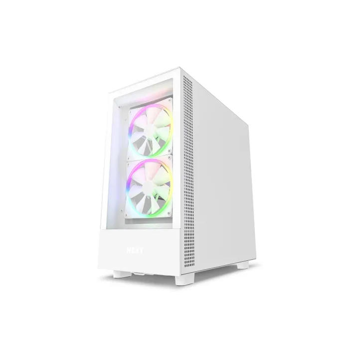 NZXT Boîtier d’ordinateur H5 Elite Blanc mat