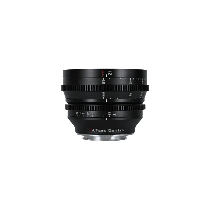 7Artisans Longueur focale fixe 12mm T-2.9 – Sony E-Mount