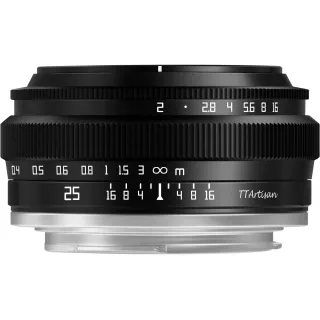 TTArtisan Longueur focale fixe APS-C 25mm F-2 – Sony E-Mount