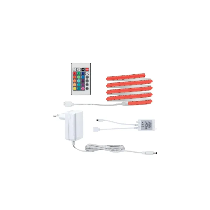 Paulmann Ruban à LED SimpLed Strip Set COB, RGB, 1.5 m, blanc