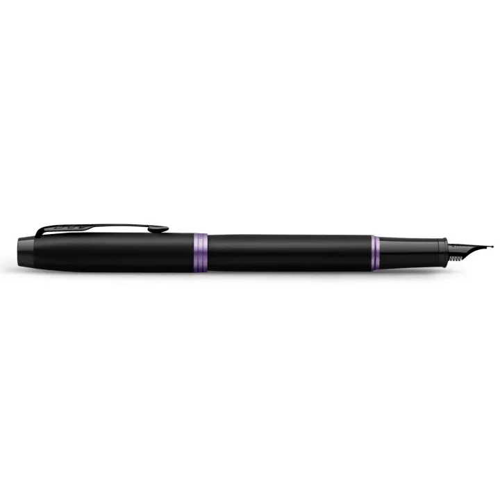 Parker Stylo plume IM Vibrant moyen (M), Noir-Violet