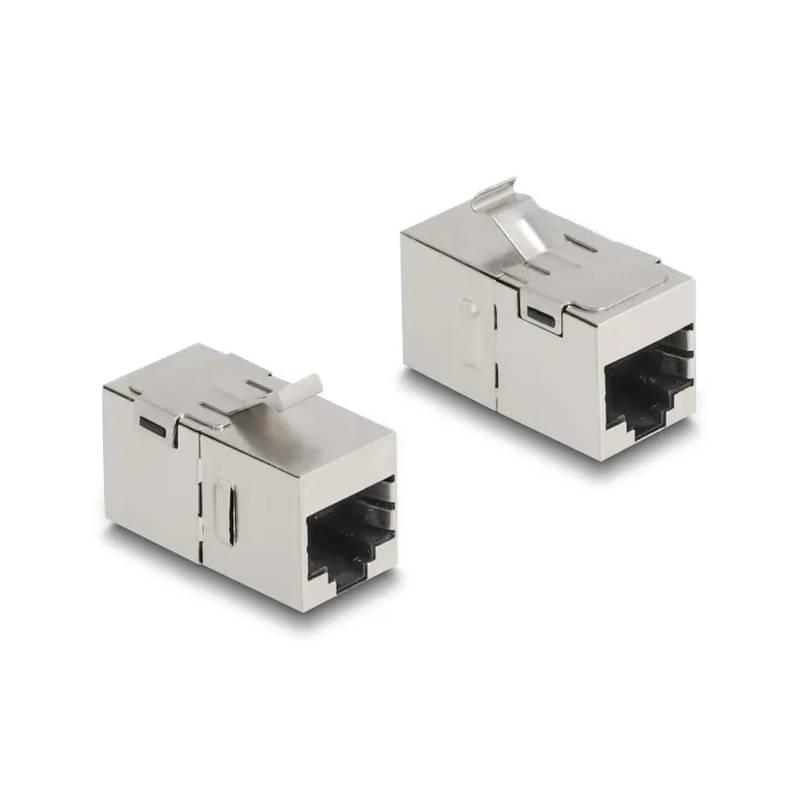 Delock Module Keystone RJ-45 - RJ-45, Cat.6A blindé