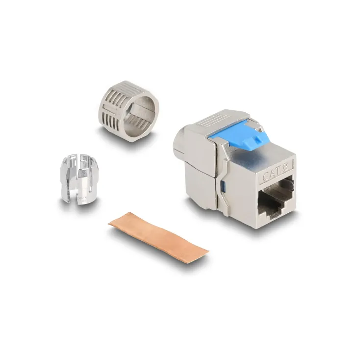 Delock Module Keystone RJ-45 - LSA, Cat.8.1 sans outil