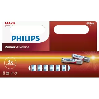 Philips Pile Power Alkaline AAA 12 Pièce-s