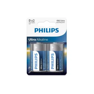 Philips Pile Ultra Alkaline D 2 Pièce-s