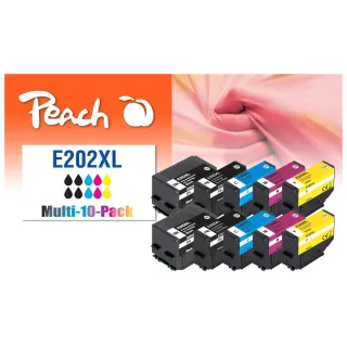 Peach Encre Epson No. 202XL Multi-10-Pack 4x BK, 2x C, M, Y