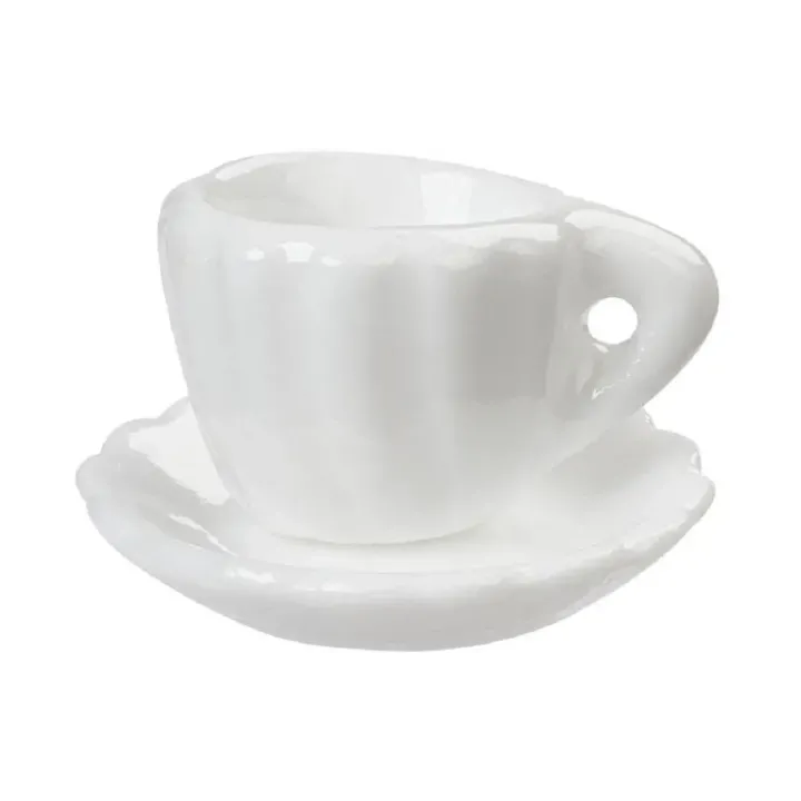 HobbyFun Mini ustensiles Tasse à café Blanc