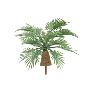HobbyFun Mini ustensiles Arbuste de palmier 4 cm, vert